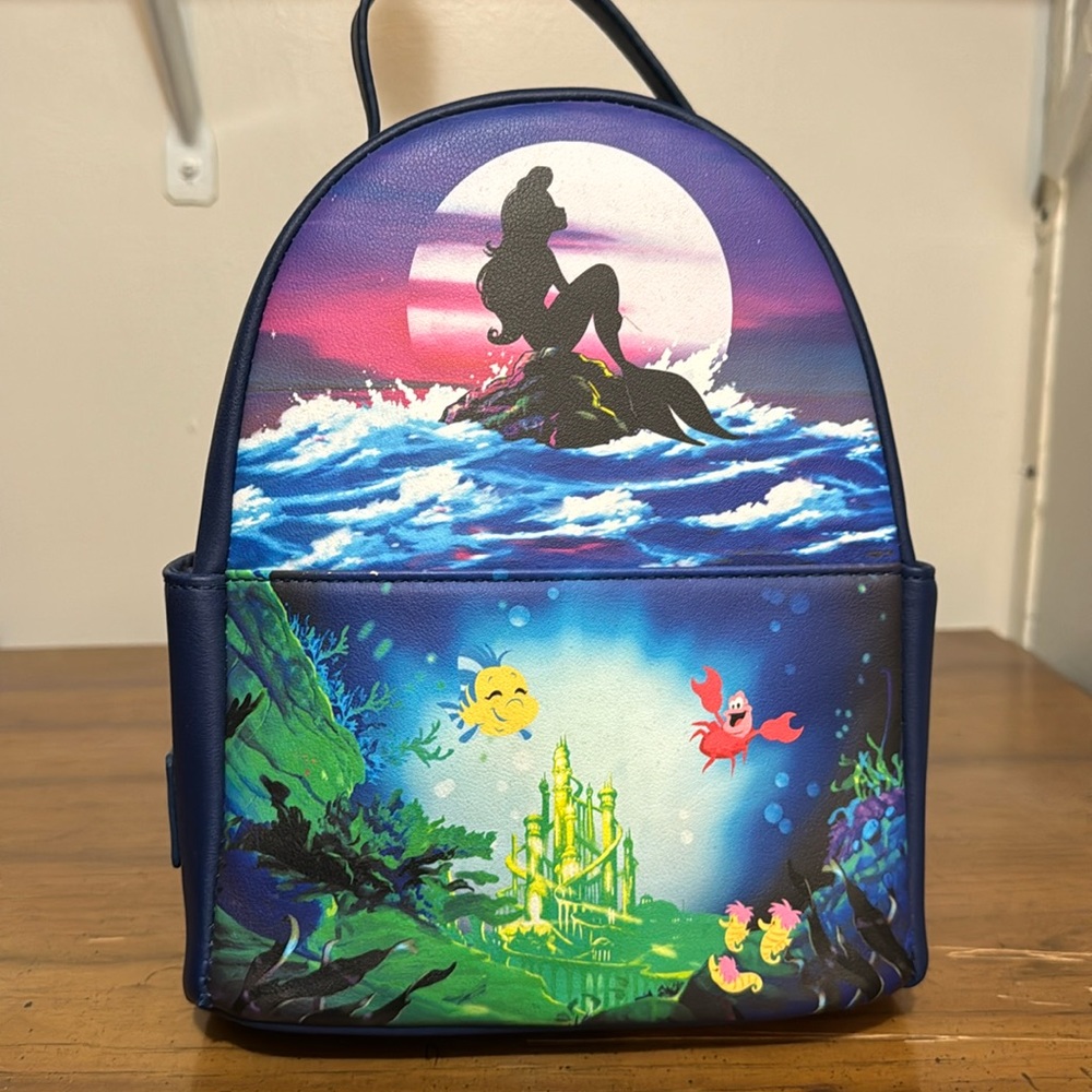 Little Mermaid silhouette Backpack from Loungefly